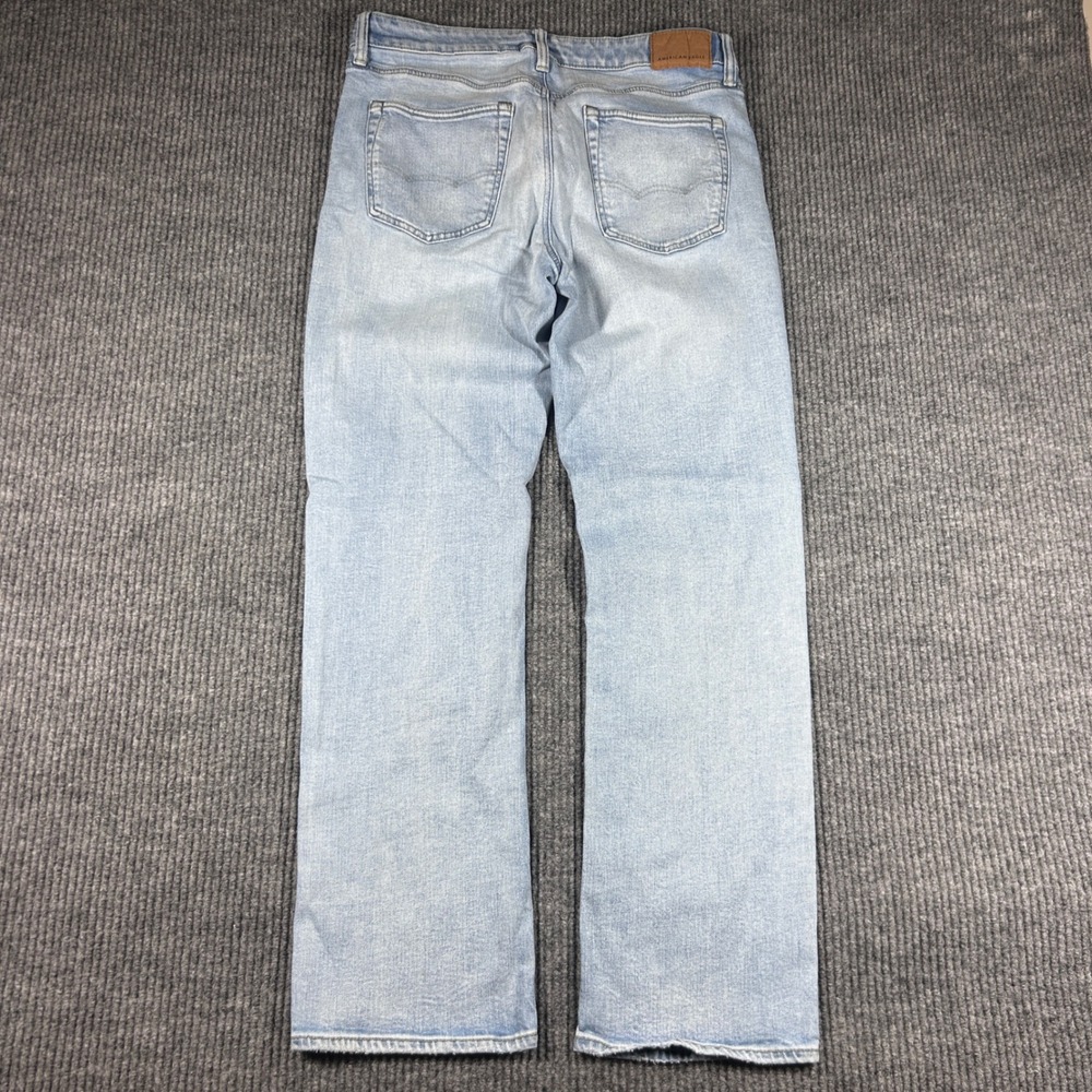 American Eagle Jeans Men's 32x32 Original Bootcut Light Wash Western Casual